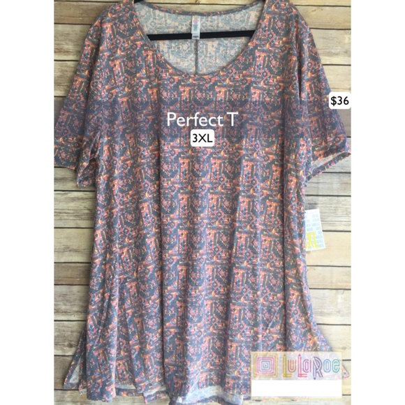 LuLaRoe Tops - New with tags Lularoe Perfect Tee 3XL LuLaRoe Tops - New with tags Lularoe Perfect Tee 3XL